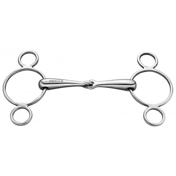 Sprenger Wien Snaffle 18 Mm Silver 135 mm
