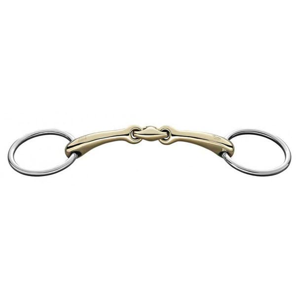 Sprenger Dubbel Grimma Snaffle Dynamic Rs 14 Mm Guld 125 mm