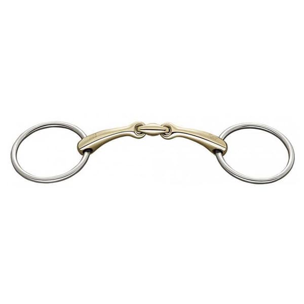 Sprenger Dubbel Brytning Dynamic Rs 16 Mm 2 Ringar Snaffle Silver 145 mm