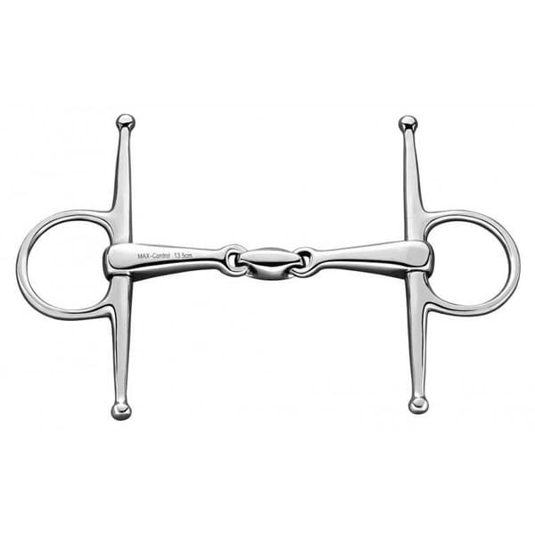 Sprenger Full Cheek Snaffle Maxcontrol 16 Mm Søvfarvet 125 mm
