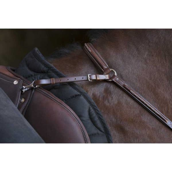 Norton Equestrian Bröstskydd Med Martingale Hunting Silver Full