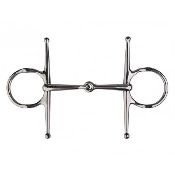 Metalab Tjek Engelsk Gag Snaffle 13 Mm Søvfarvet 125 cm