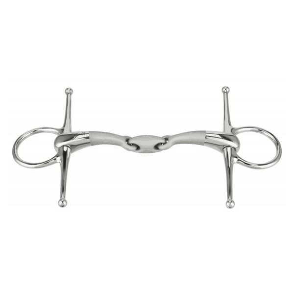 Sprenger Snaffle Satinox Full Cheek Dbj 14 Mm Silver 135 mm