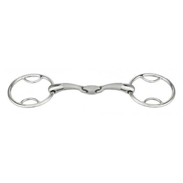 Sprenger Ringar Dubbelfogade Satinox Multi 14 Mm Snaffle Silver 125 mm