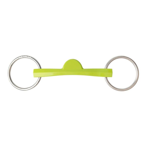 Metalab Snaffle Flexi Soft Port Ring Vihreä 135 mm