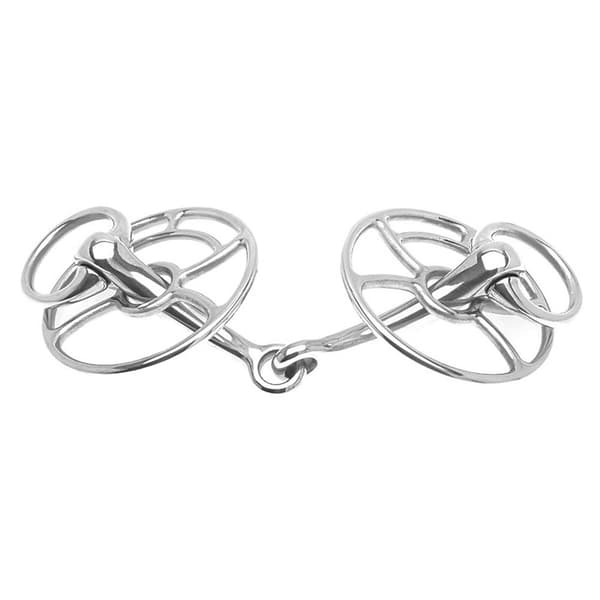 Metalab Snaffle Jw Single Jointed Silver 135 mm