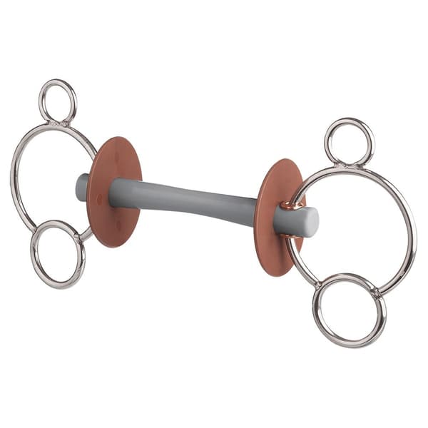 Beris Hård Snaffle 3 Comfort Søvfarvet 140 mm