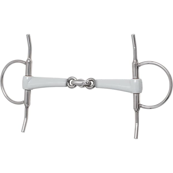 Beris Dubbelfogad Snaffle Full Cheek Silver 145 mm