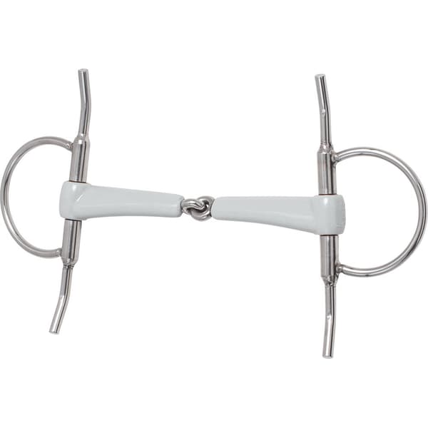 Beris Ledet Snaffle Full Cheek Single Søvfarvet 145 mm