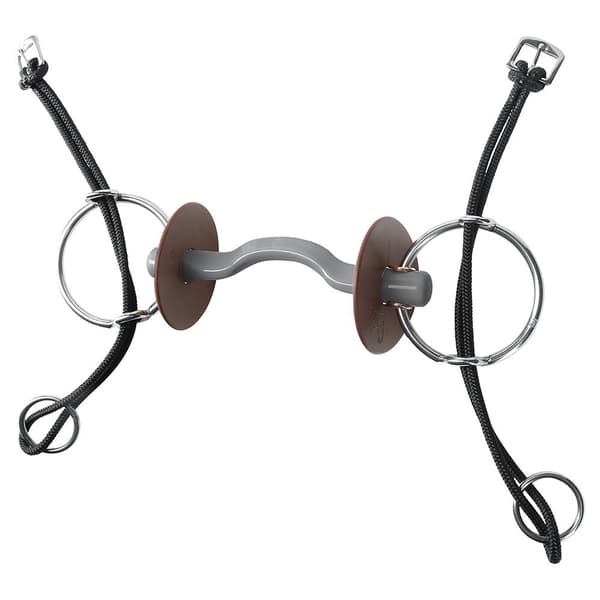 Beris Kova Bitti Gag Konnex Snaffle Hopeinen 130 mm