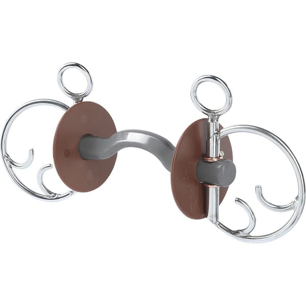Beris Pehmeä Bitti Kimblewick Konnex Snaffle Kultainen 140 mm