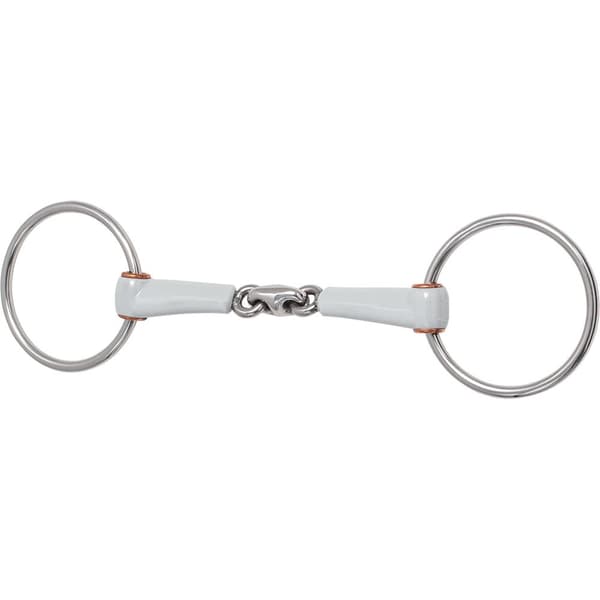 Beris Dobbeltleddet Loose 7.5 Cm Snaffle Søvfarvet 145 mm