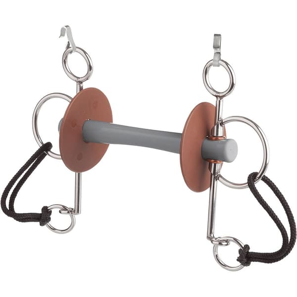 Beris Long Comfort Bar Soft Hackamore Pelham Søvfarvet 130 mm