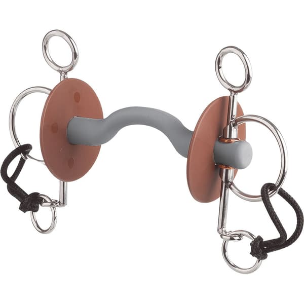 Beris Long Tongue Port Snaffle Soft Bits Pelham Silver 130 mm