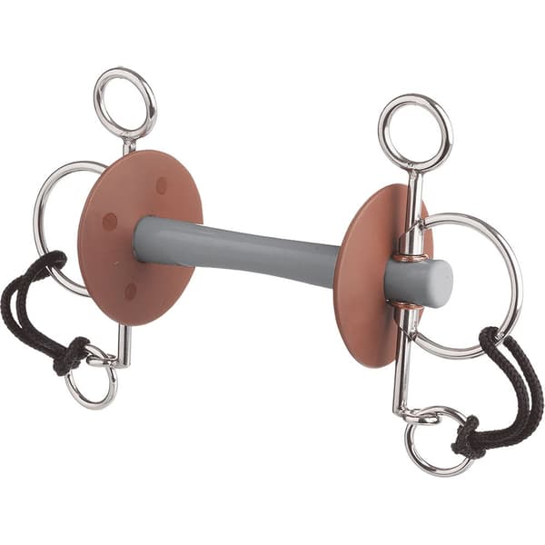 Beris Lyhyt Comfort Bar Soft Bit Pelham Hopeinen 120 mm