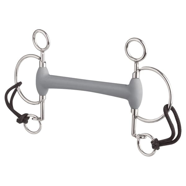 Beris Kort Eggbutt Snaffle Medium Bit Pelham Silver 120 mm