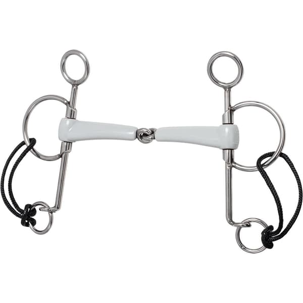 Beris Ledad Långbit Pelham Single Silver 145 mm