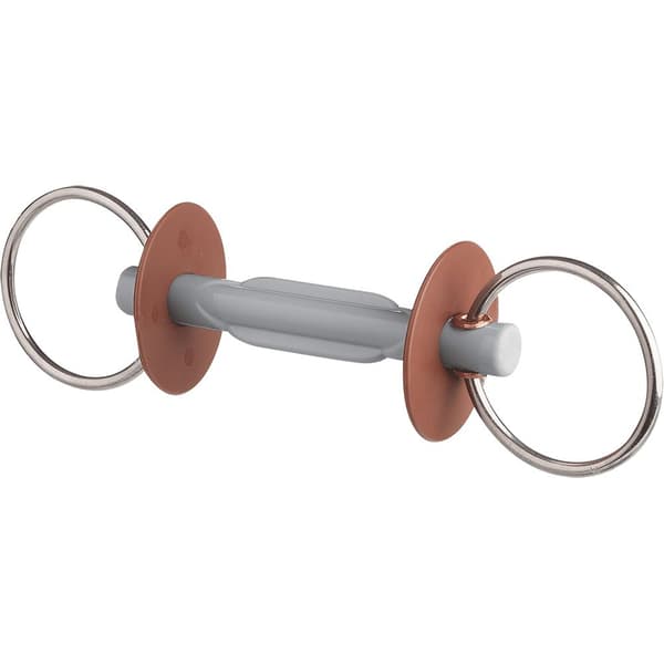 Beris Pehmeä Snaffle Butterfly Bar 7.5 Cm Bitti Hopeinen 130 mm