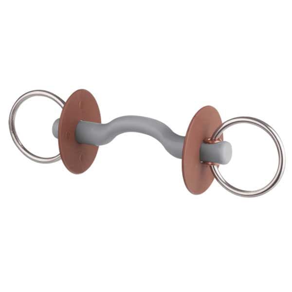 Beris Hårdt Snaffle Tongue Arc Bar 6 Cm Bit Søvfarvet 140 mm