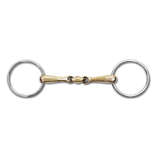 Waldhausen Double Broken Snaffle Cooper Gylden 11.5 cm