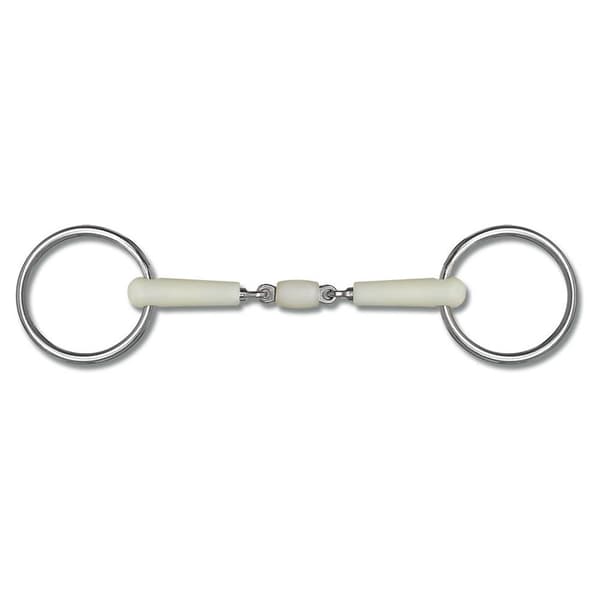 Happy Mouth Snaffle Center 16 Mm Silver 14.5 cm