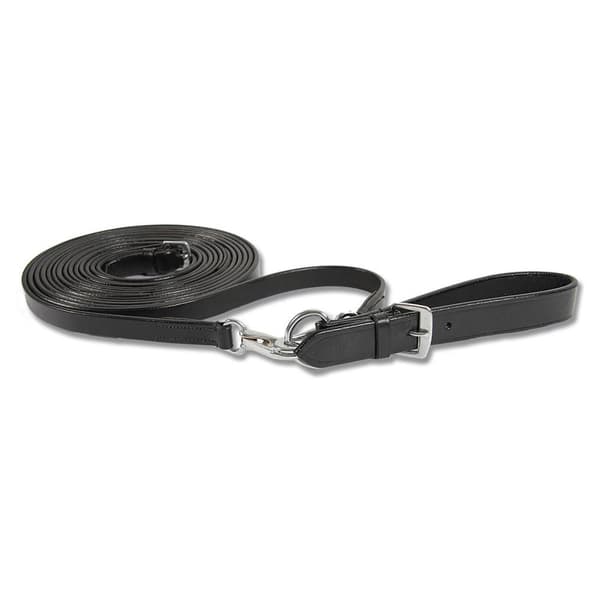 Star Tøjler Draw Leather 15 Mm Sort