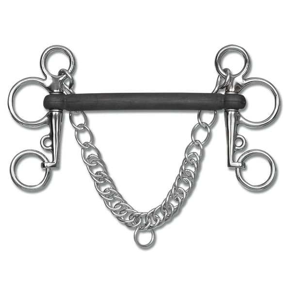 Waldhausen Styv Gummi Pelham 5 Centimeter 15 Mm Bit Silver 13.5 cm