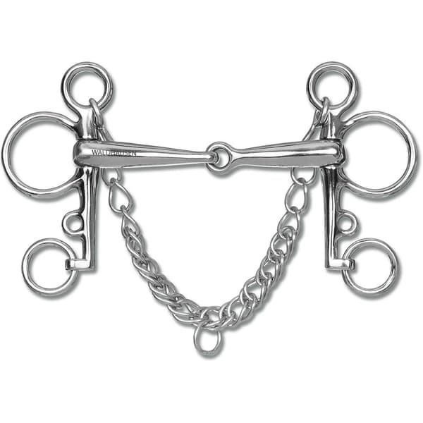 Waldhausen Bit Pelham Ss Solid 16 Mm 6 Cm Silver 12.5 cm