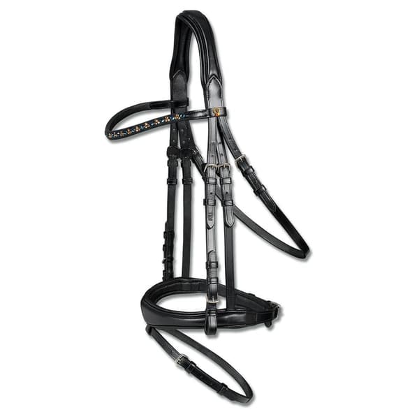 Waldhausen Suitset X-line Sensitive English Comb Hopeinen Full