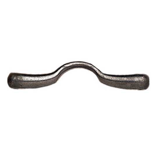 Roldan Sileä Englantilainen Kaareva Slobber-tankoterä 11 Cm 3 Cm Hopeinen 125 mm