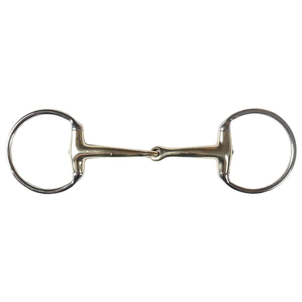 Horka Snaffle Eggbutt Strass 14 Mm Gylden 145 cm