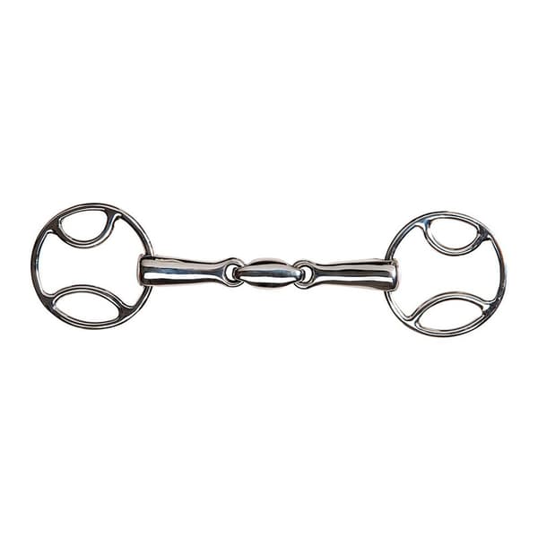 Feeling Anatomisk Snaffle Med Pins Silver 115 mm