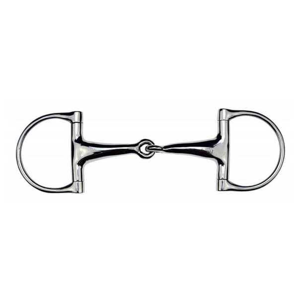 Feeling Tjock Snaffle D Silver 135 mm