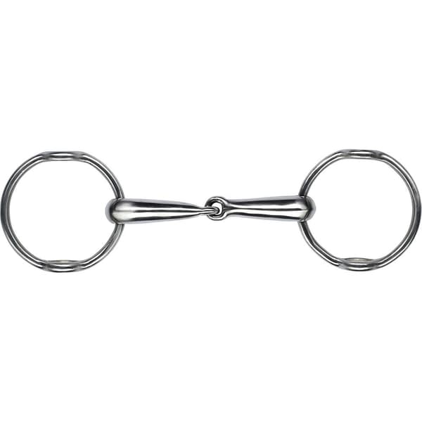 Feeling Satin Rostfritt Stål Lift Snaffle Silver 125 mm