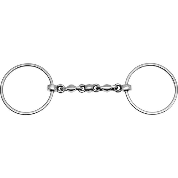 Feeling Snaffle Waterford 18 Mm Silver 125 mm