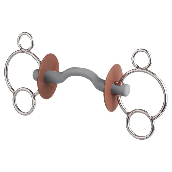 Beris Kova Snaffle 3 Tongue Port Hopeinen 130 mm