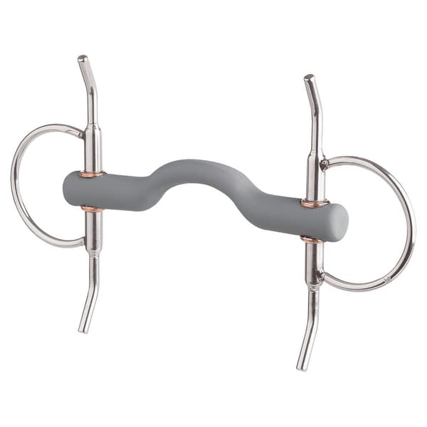 Beris Hård Bit Full Cheek Tongue Port Snaffle Silver 130 mm