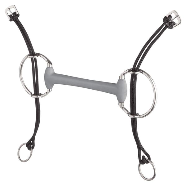 Beris Medium Bit Gag Eggbut Snaffle Søvfarvet 140 mm