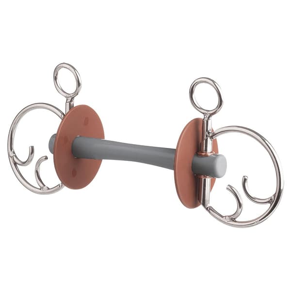 Beris Hård Bit Kimblewick Comfort Bar Søvfarvet 130 mm