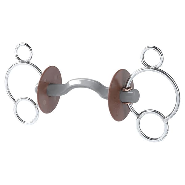 Beris Kova Snaffle Konnex Tongue Hopeinen 130 mm