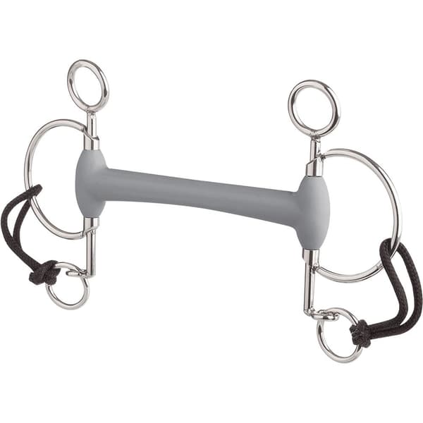 Beris Kort æggebutt Snaffle Soft Bit Pelham Søvfarvet 120 mm