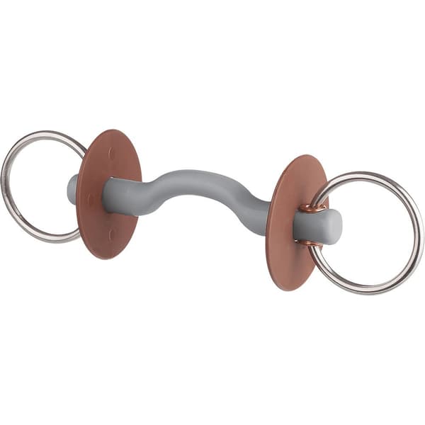 Beris Blød Snaffle Tongue Arc Bar 7.5 Cm Bit Søvfarvet 120 mm