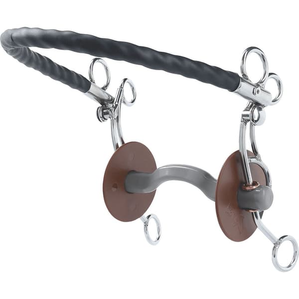 Beris Mjuk Hackamore Tandem Us Konnex Silver 140 mm