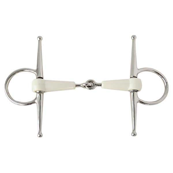 Sefton Guld Dobbelt Split Hul Ring Cyprium 14 Mm Snaffle Søvfarvet 13.5 cm