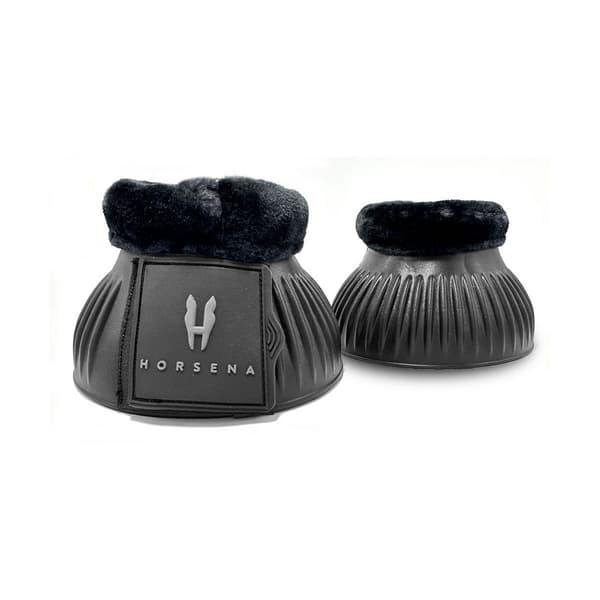 Horsena Pro-Light Faux Fur Horse Bell Boots