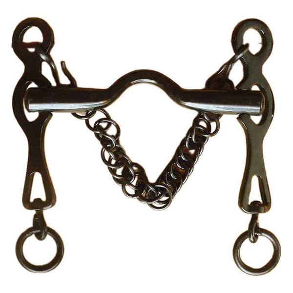Marjoman Distribucion Nickelpläterad Portugisisk Med Slät Munbit I Rostfritt Stål Silver 12.5 cm