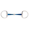 Miniatyrbild 1 av 2: Br Enkelfogad Snaffle Sweet Iron Magic System 14 Mm Ringar 65 Mm Snaffle Blå 11.5 cm