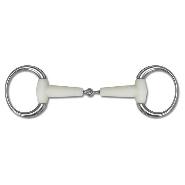 Happy Mouth Snaffle Egg Butt 2 Cm Hopeinen 14.5 cm