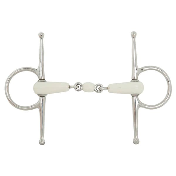 Br Double Jointed Full Cheek Snaffle Varsi Combo Comfort 16 Mm 165 Mm Snaffle Harmaa 13.5 cm