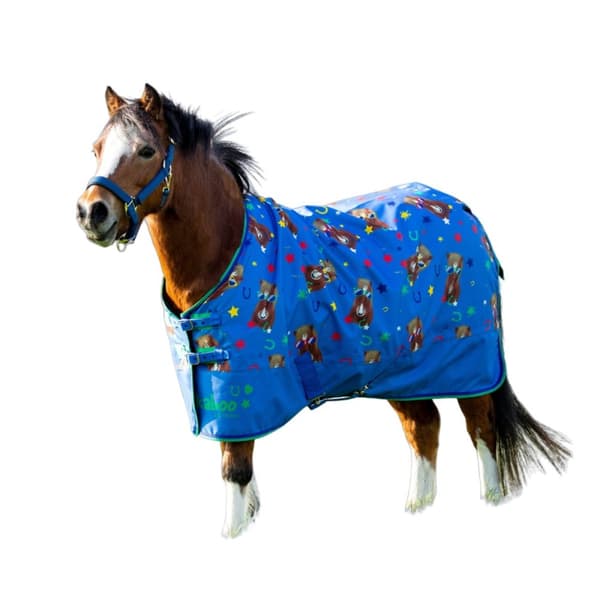 Tikaboo Cool Shetland Standard-Neck Horse Turnout Rug Blue 3´ 6"